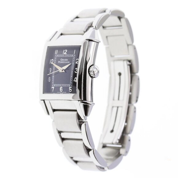 GIRARD PERREGAUX vintage 2589 black Dial Hand Winding Ladies Watch main image 5